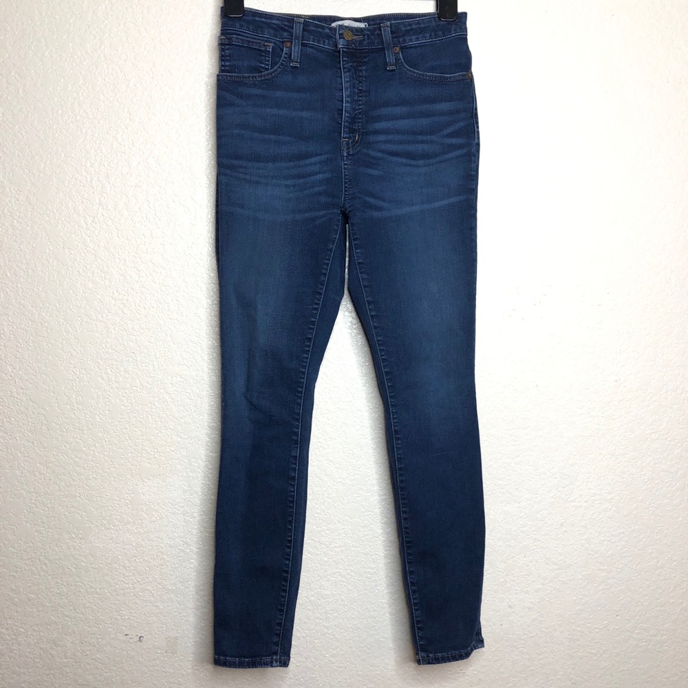 Madewell Curvy High Rise Skinny Jeans Blue sz 28